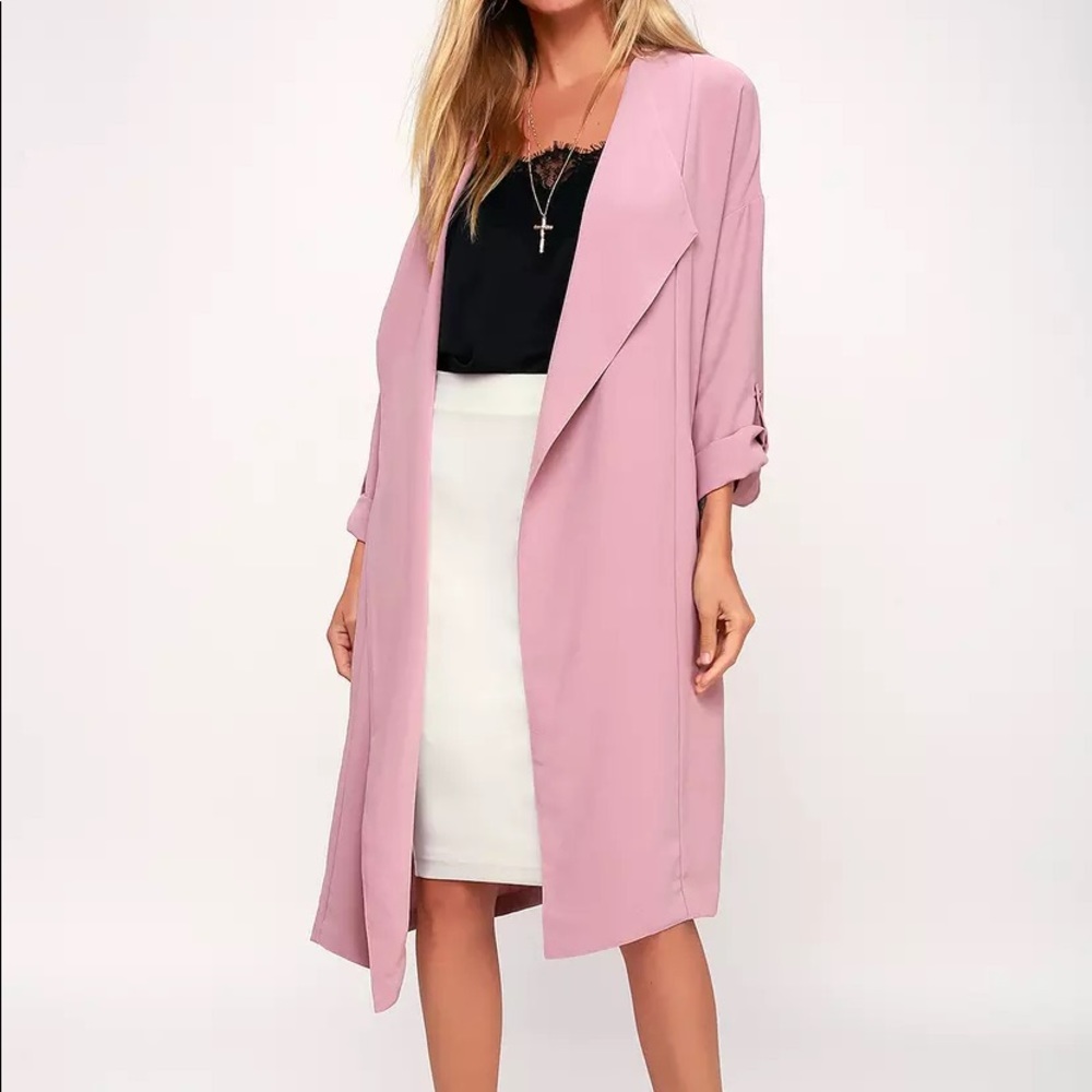 Ayres Mauve trench coat